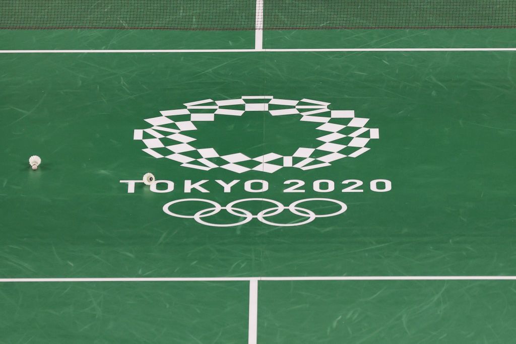 The Tokyo Olympics logo.