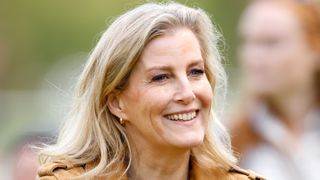 Sophie, Duchess of Edinburgh watches the International Carriage Driving Grand Prix on day 4 of the 2024 Royal Windsor Horse Show