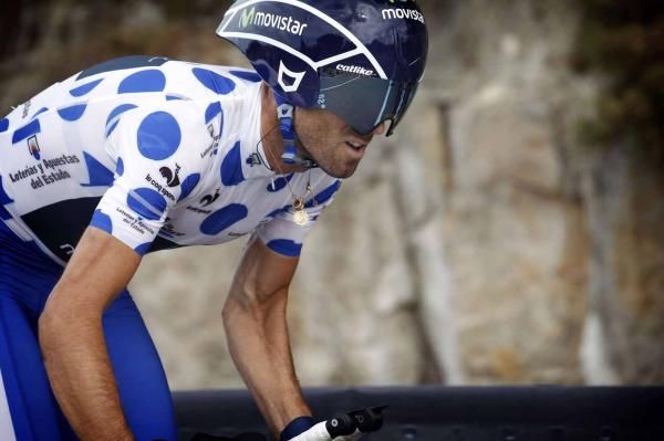 Alejandro Valverde (Movistar) remains in contention.
