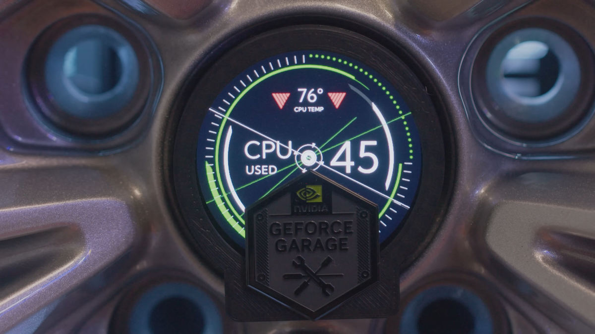 Porsche Wheel PC from JCustom &amp; GeForce Garage