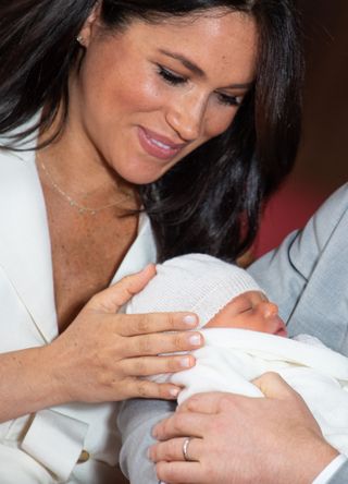 Meghan Markle with baby Archie