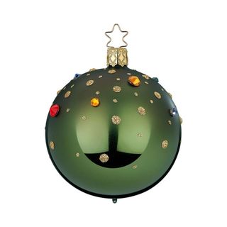 A green bauble ornament