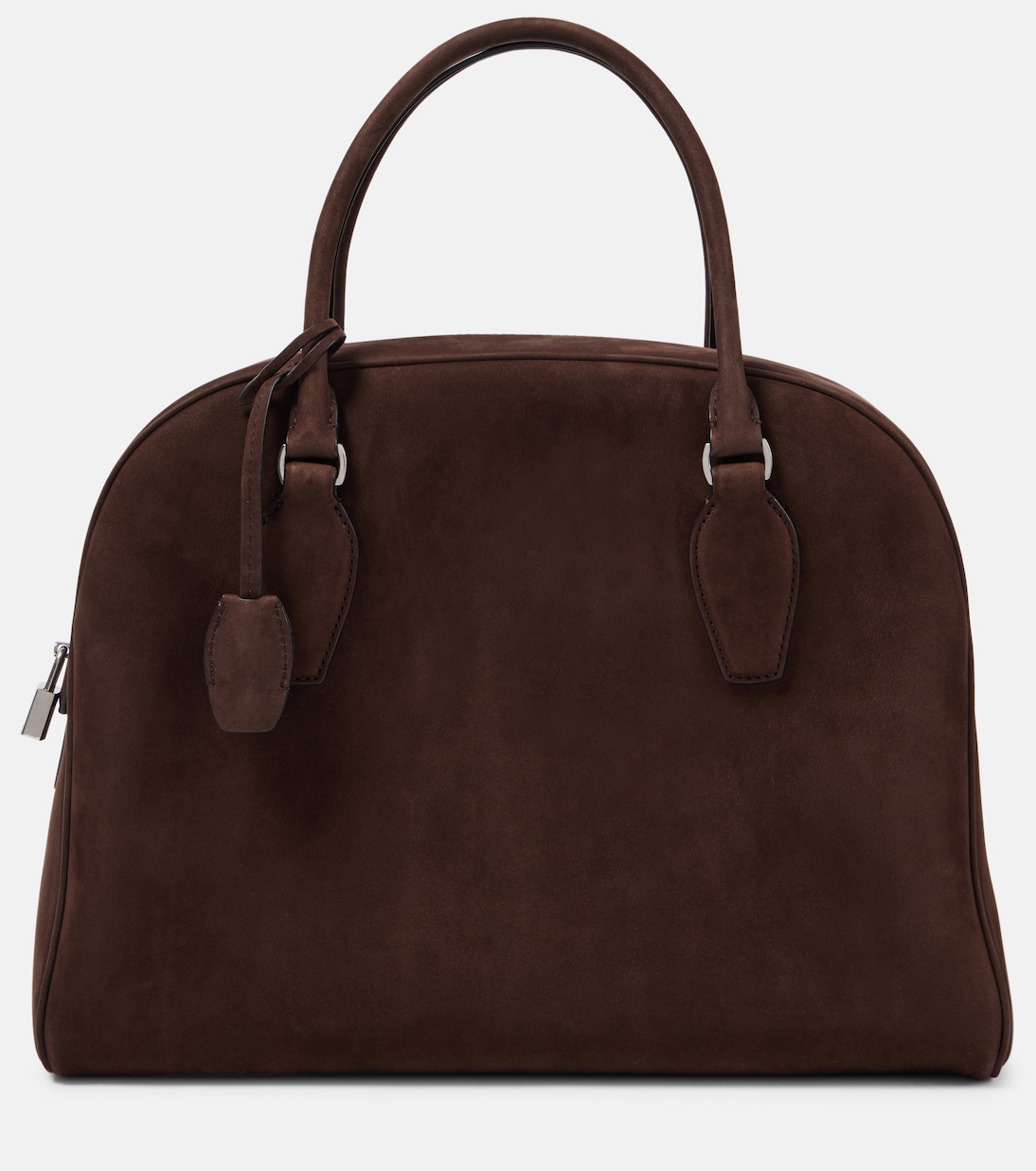India 12.00 Suede Tote Bag in Brown - the Row