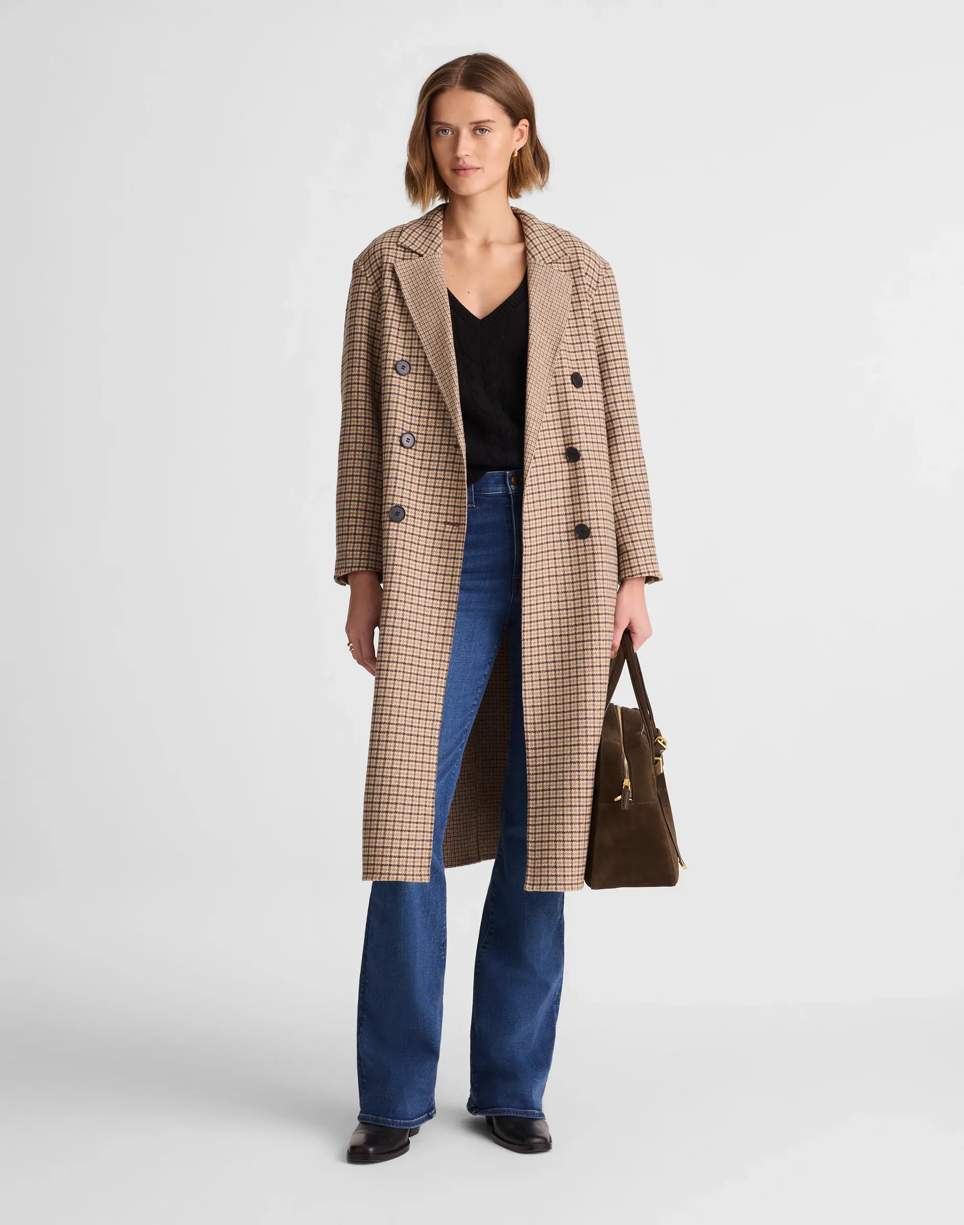 Double-Faced Brushed Long Coat