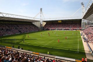 General view of Deepdale during a pre-season friendly between Preston North End and Liverpool in August 2013.