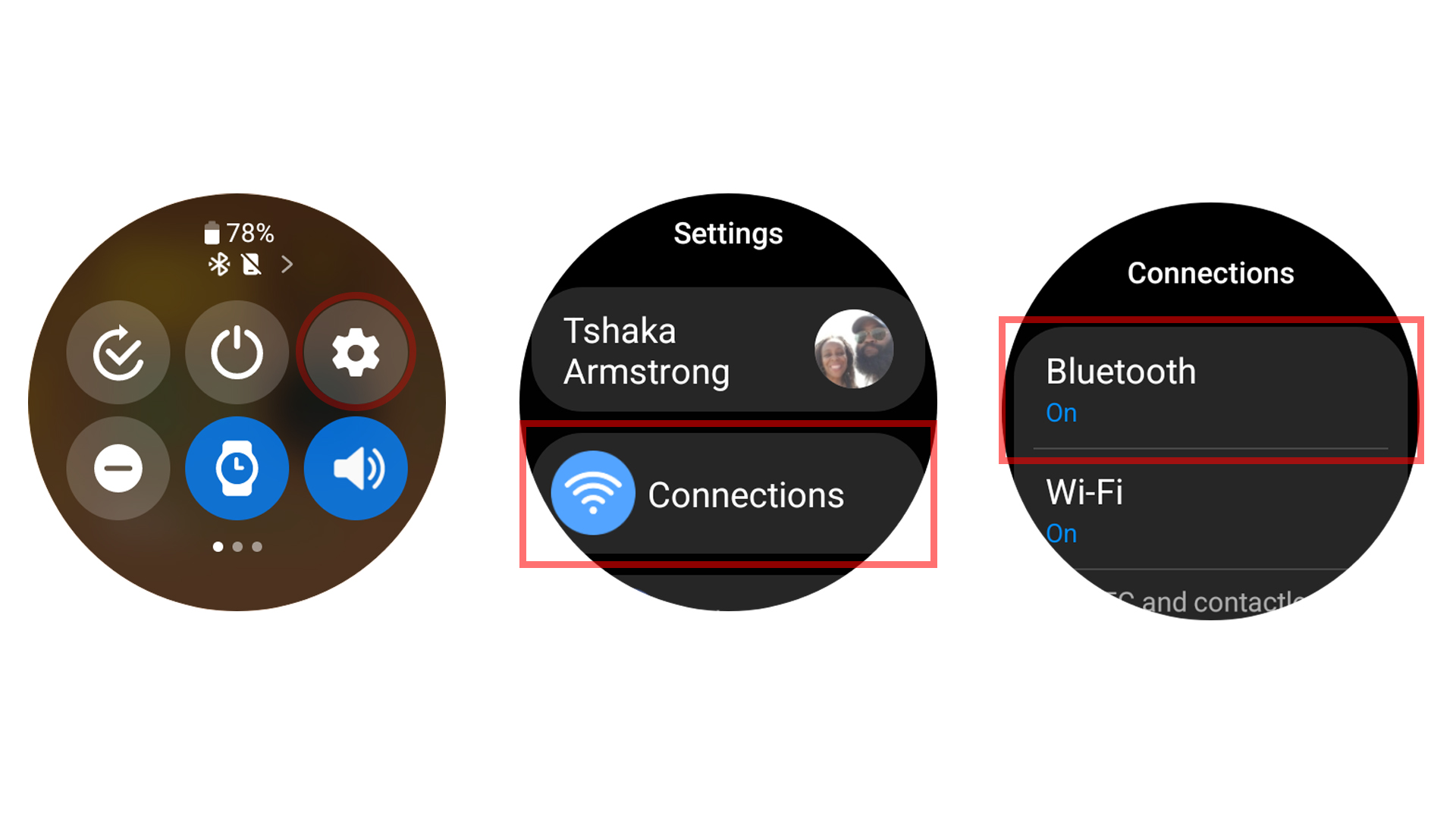 Pairing Bluetooth earbuds to Galaxy Watch