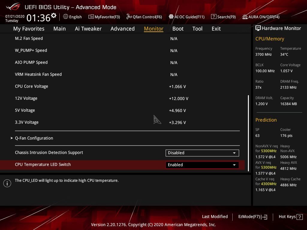 Asus ROG Strix Z490-E BIOS