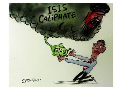 Political cartoon ISIS Iraq