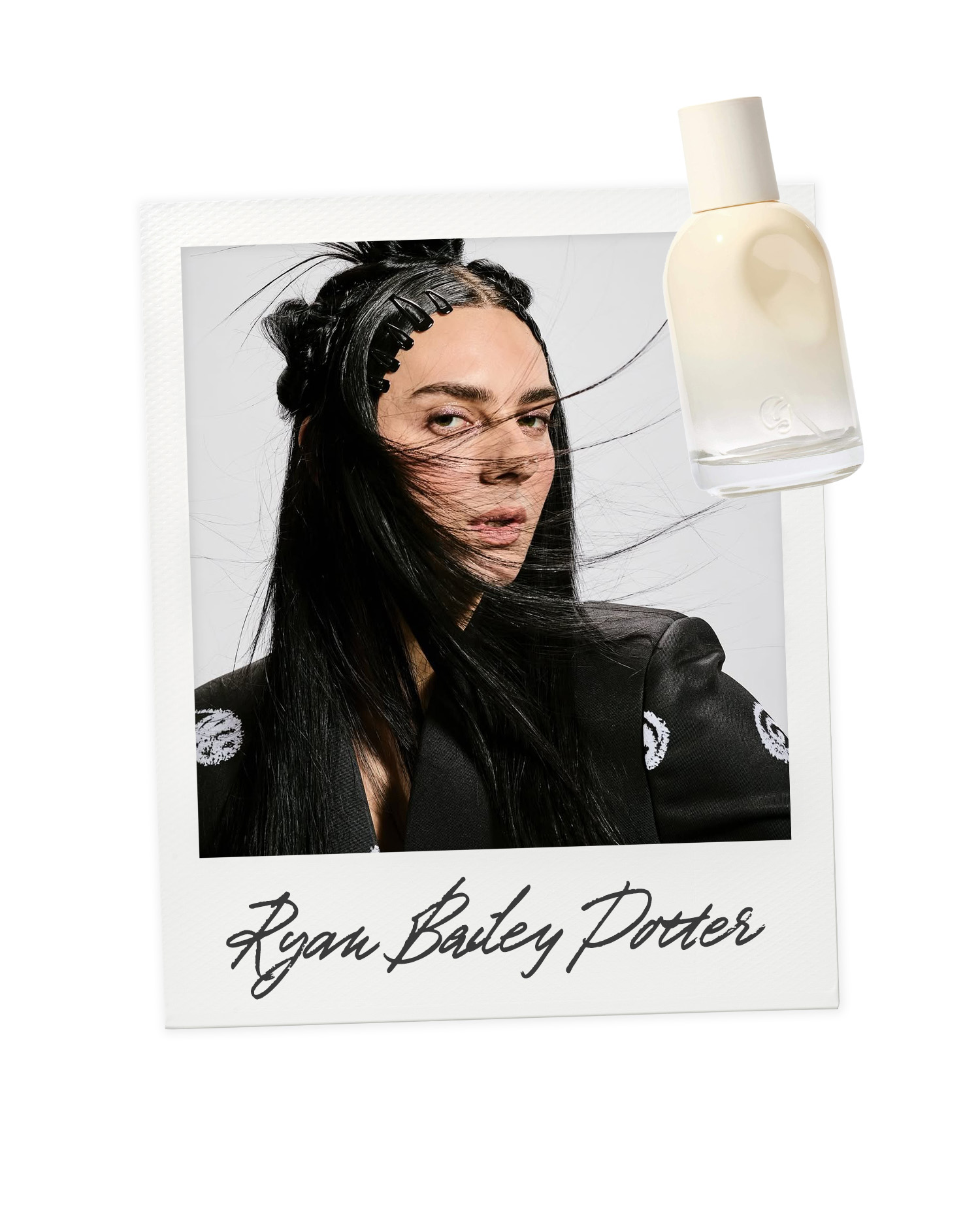 An image of Ryan Bailey Potter shot by Peter Tannenbaum for Bumble and bumble.