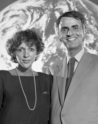Ann Druyan with her late husband, astronomer and science communicator Carl Sagan, in 1984.