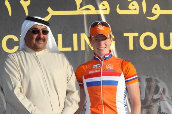 Stage three winner Kirsten Wild (Netherlands)