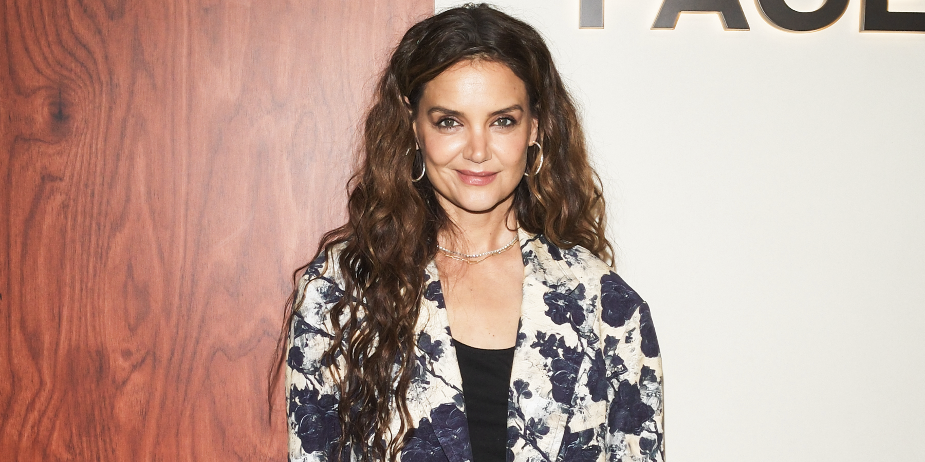 "Peacock x Vanity Fair Game Night" -- Pictured: Katie Holmes at Le Chalet on May 6, 2025