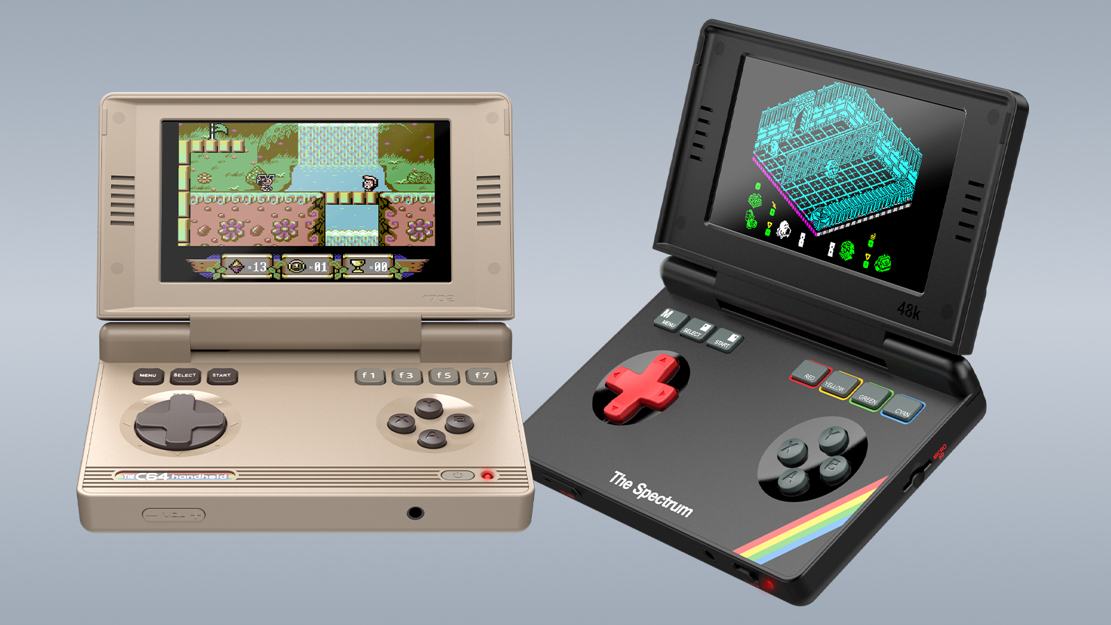 1980s retro game handhelds