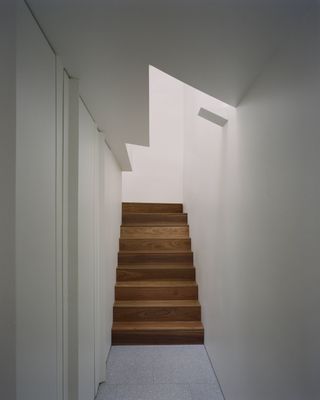 Minimalist hall and stairway