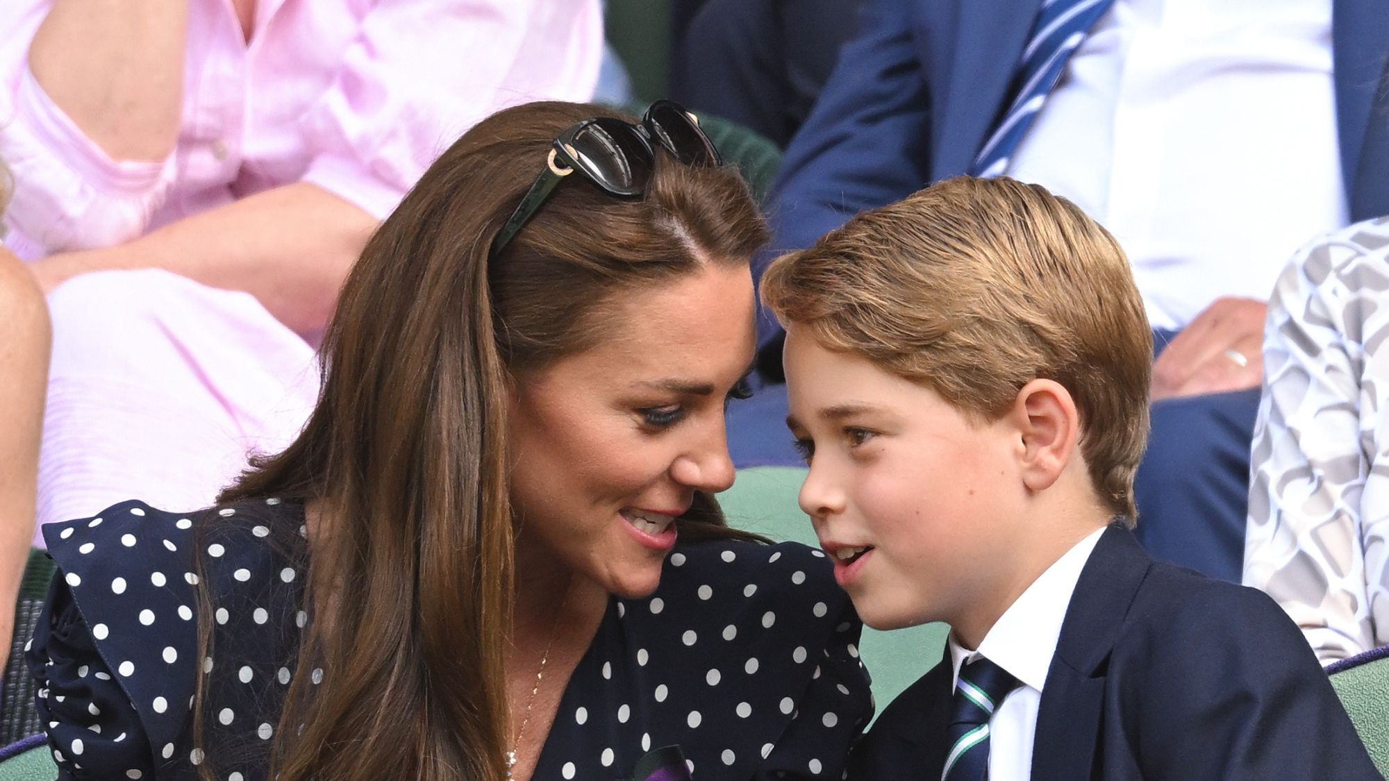 The Princess of Wales and Prince George attend the Wimbledon Tennis Championships