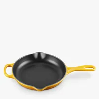 Le Creuset Cast Iron Signature Skillet, Nectar - View at John Lewis &amp; Partners