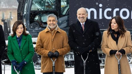 2026 Micron Syracuse, New York groundbreaking ceremony