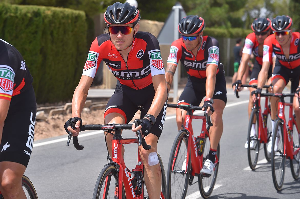 Tejay van Garderen and BMC on the eighth stage of the Vuelta a Espa&ntilde;a