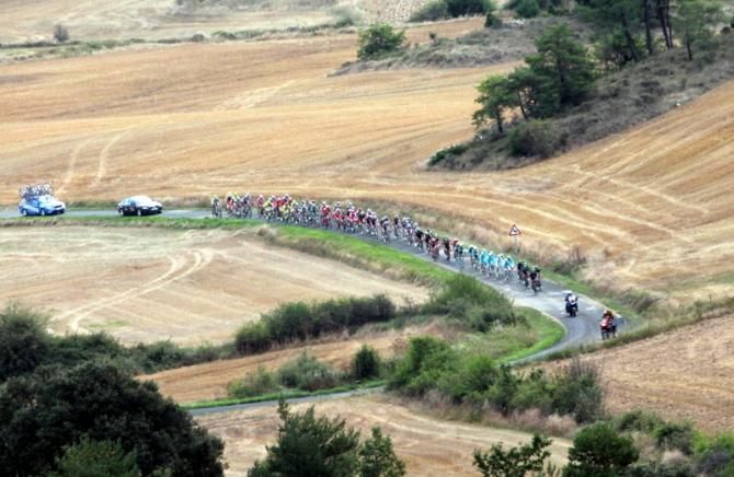 Peloton and landscape