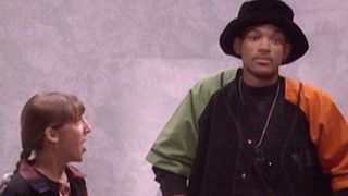 Mayiam Bialik and Will Smith on The Fresh Prince of Bel-Air