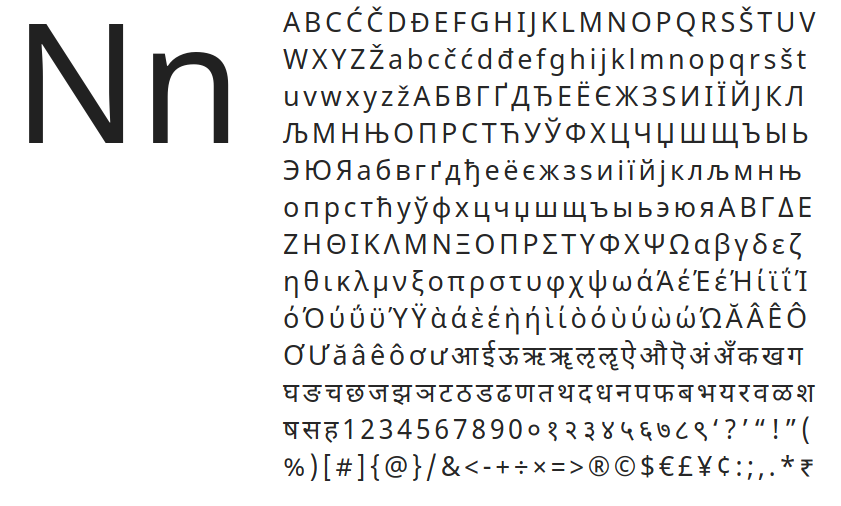 Best free fonts: Noto Sans