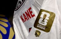 Harry Kane's England shirt ahead of World Cup 2026 game against Croatia