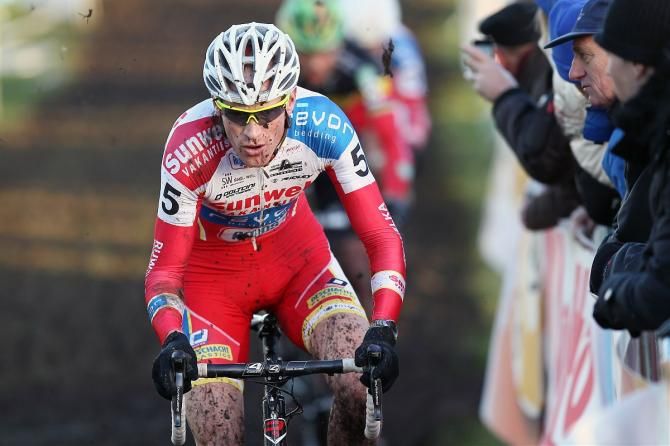 Klaas Vantornout (Sunweb-Revor) pushes the pace.