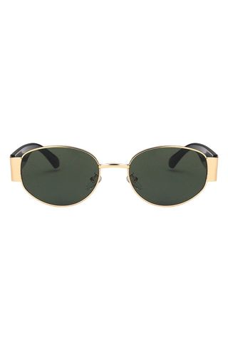 Elliot 57mm Oval Polarized Sunglasses