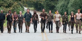 The cast of The Walking Dead