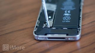 Remove battery screw iPhone 4 CDMA