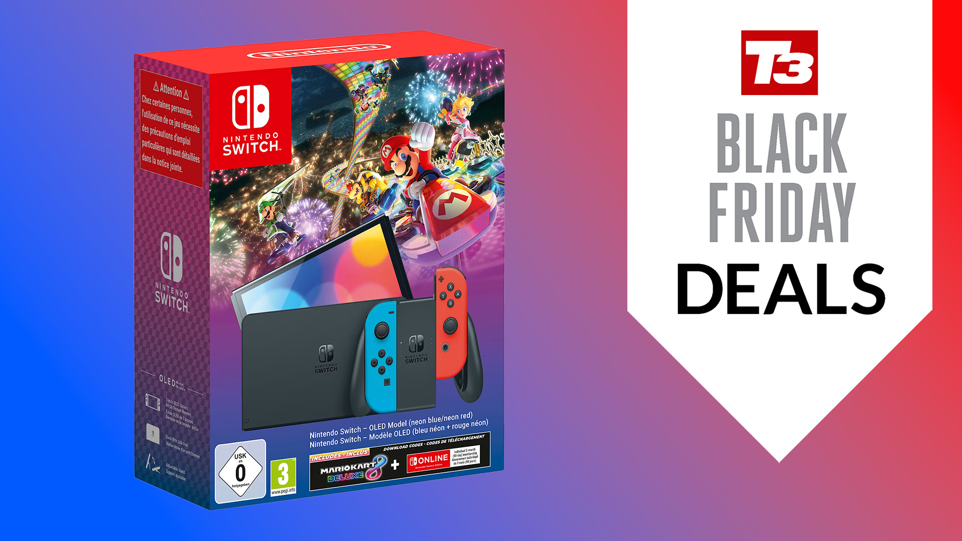 New Nintendo Switch OLED Mario Kart 8 Deluxe bundle revealed just in time  for Black Friday