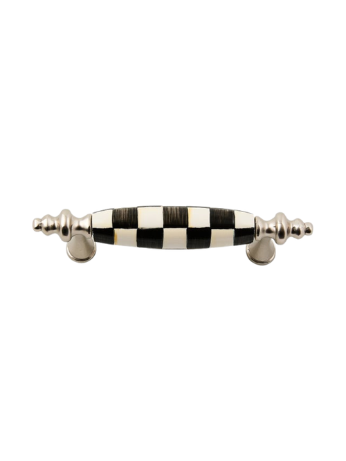 Courtly Check Nickel Drawer Pull