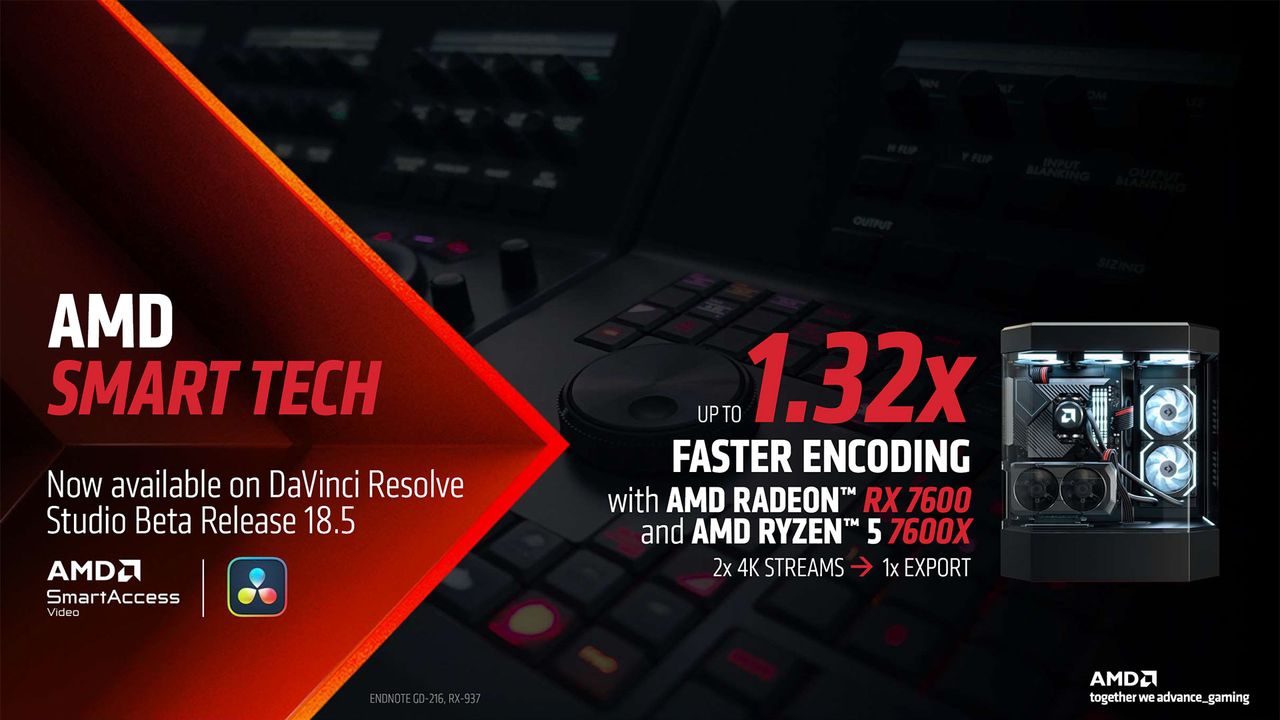 AMD Radeon RX 7600 slide deck