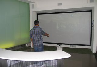 Kinect projection screen