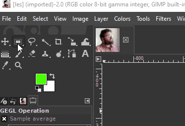 Remove image background using Gimp