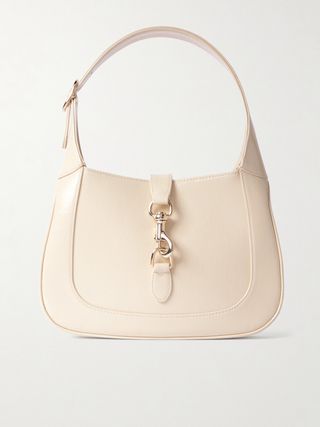 Jackie Small Patent-Leather Shoulder Bag