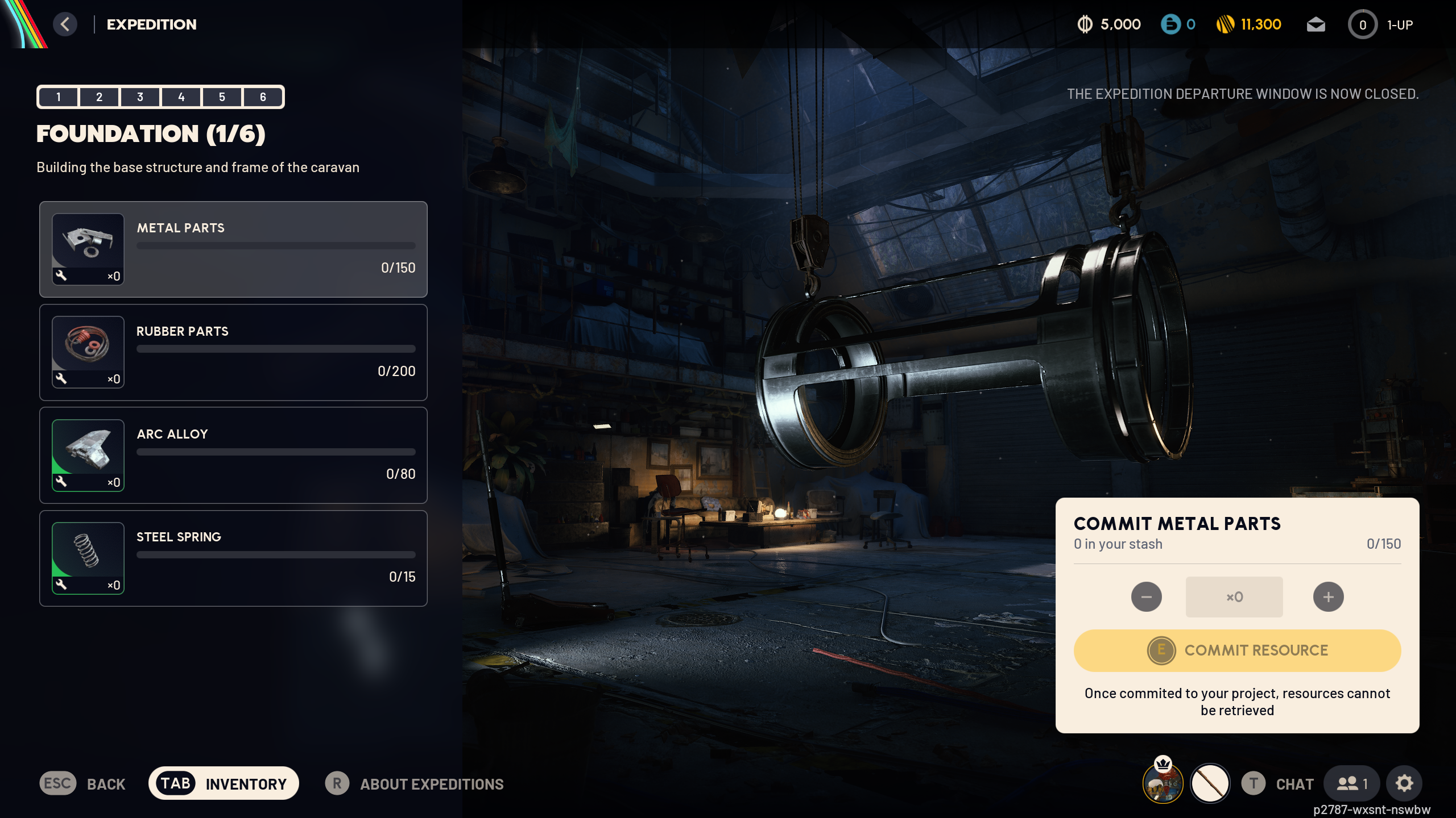 Arc Raiders Expedition wipes: An overview of the materials required to construct the foundations of the Expedition caravan.