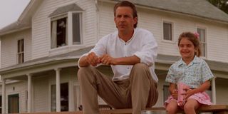 Kevin Costner and Gaby Hoffmann in Field of Dreams