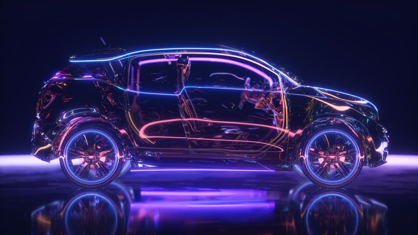 Download Adobe After Effects: Neon outline of car