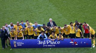 Belgium winners of the FIFA World Cup 2018 third-place play-off