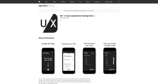 UX landing page