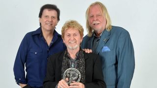 Trevor Rabin, Jon Anderson and Rick Wakeman at the 2016 Prog Awards