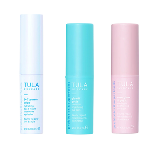 tula skincare three-piece eye balm kit