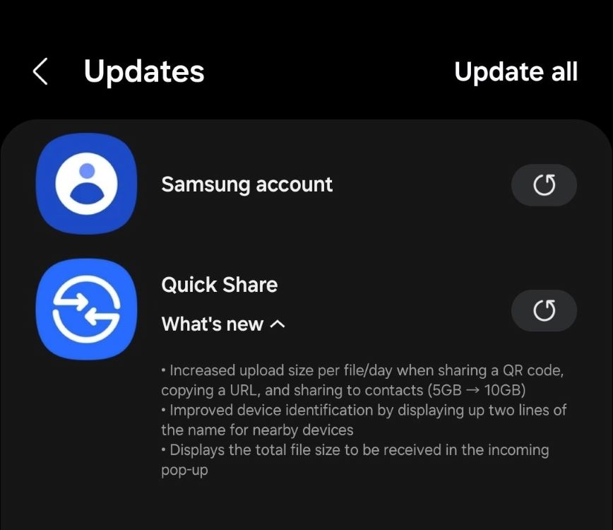 Samsung Quick Share теперь позволяет удвоить ежедневный обмен файлами