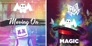 Marshmello has embraced cheesy design before