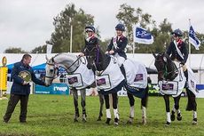 Team GBR win the Nations Cup of Eventing