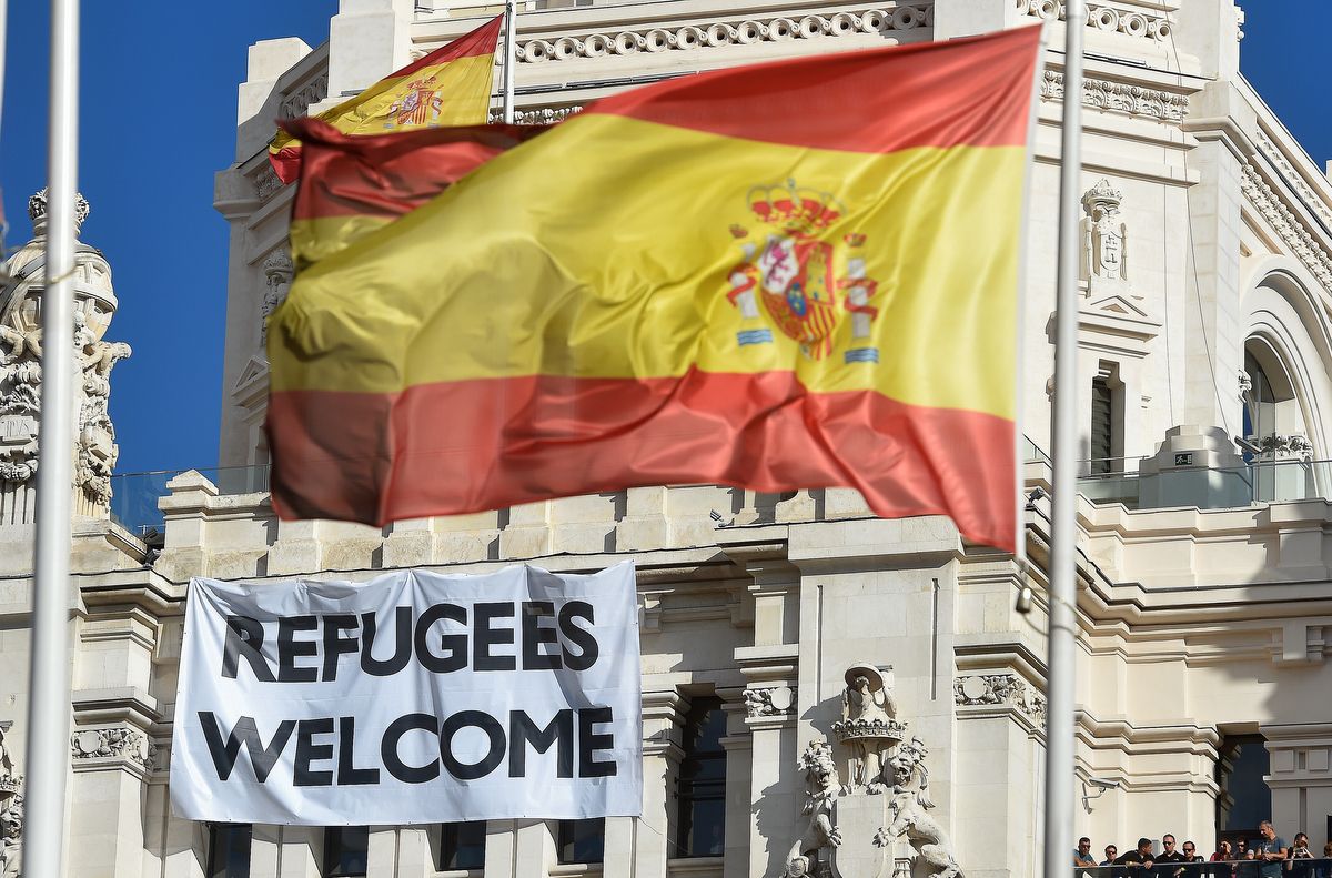 Refugees welcome in Madrid