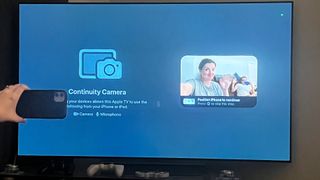 Setting up FaceTime in tvOS 17