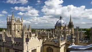 View over Domes and Spires of Oxford, UK