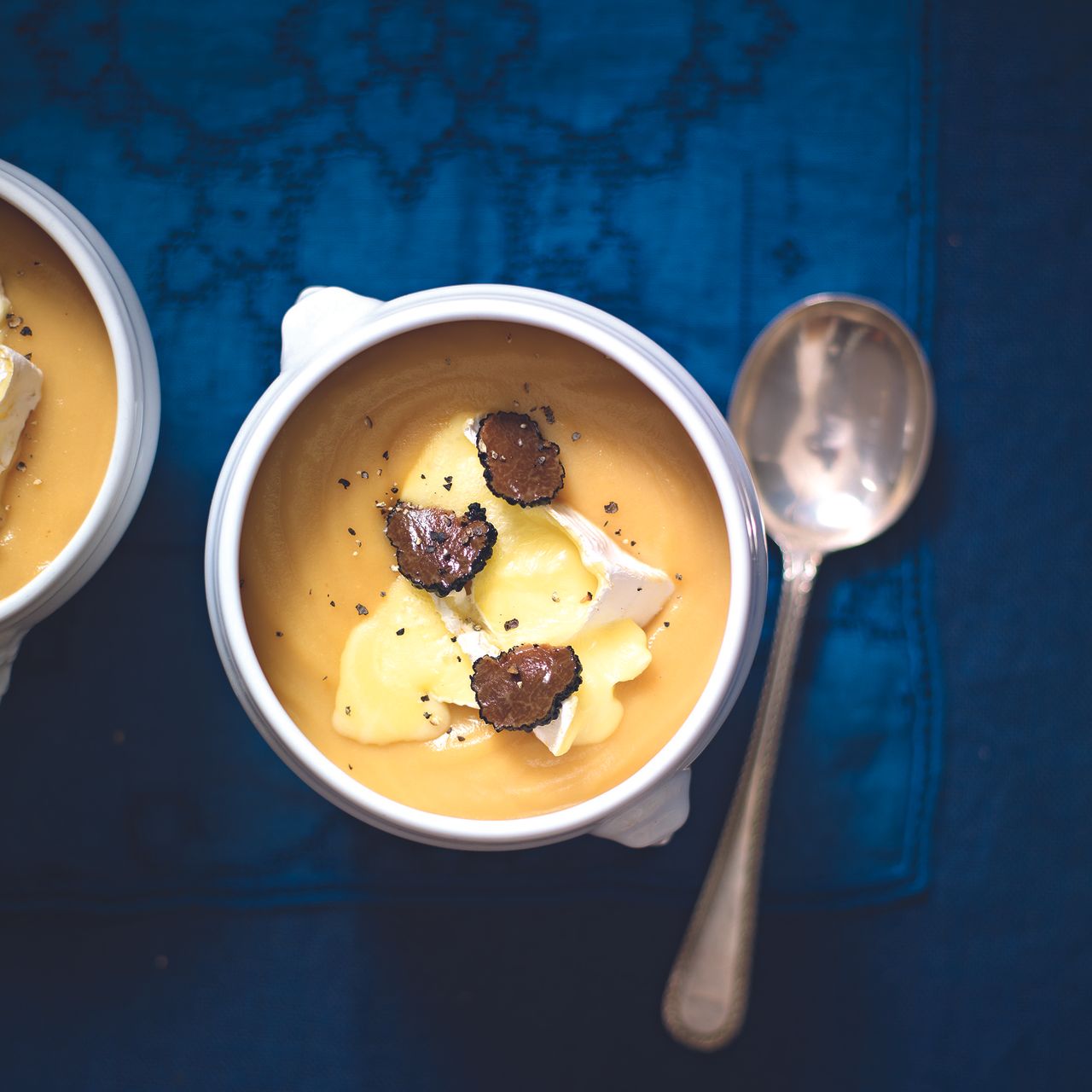 Celeriac, Camembert and Truffle Soup 